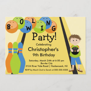 Boicoteo Invitación a fiesta de cumpleaños Retro B