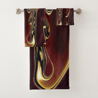 Boiling Gold Lava Mountain espirales de oro rojo a