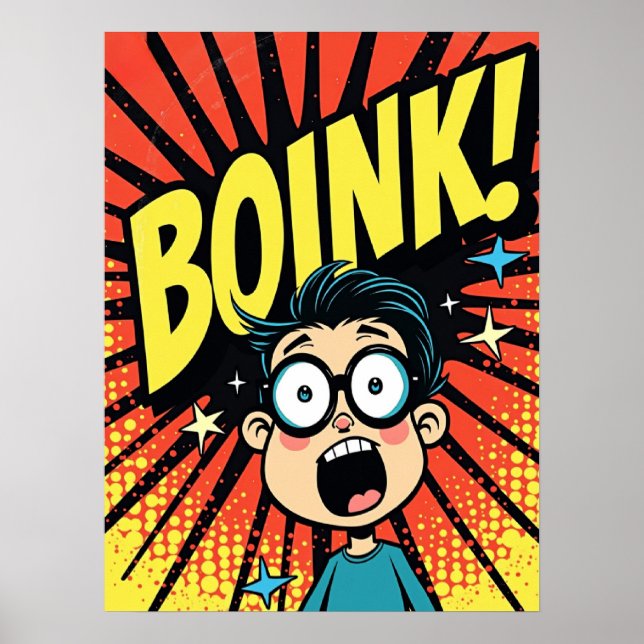¡BOINA! Explosión de Arte Pop Dizzy (Frente)