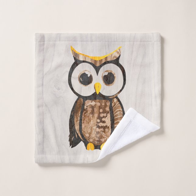 Bois - Chouette - Owl (Toallita)