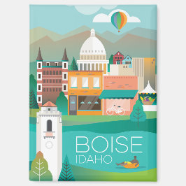 Boise, imán refrigerador de Idaho