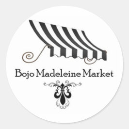 Bojo Madeleine Market 3" Pegatina redondo 2025