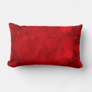 Bokeh, Cojín decorativo Lumbar Rojo