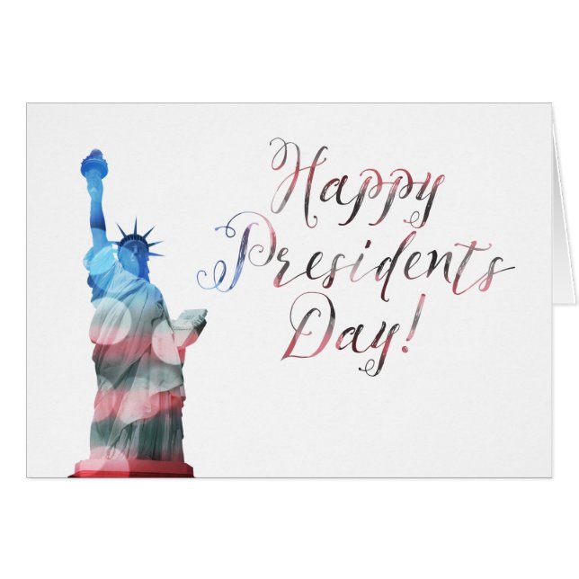 Bokeh de libertad del Día de los Presidentes Felic (Anverso (Horizontal))