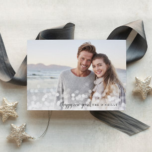 Bokeh Flare   Tarjeta fotográfica Personalizado de