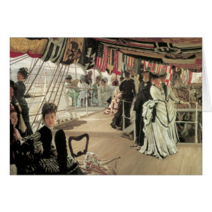 Bola a bordo por James Tissot, Arte Victoriano