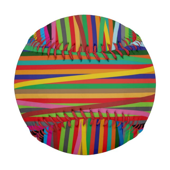 Bola colorida del Béisbol Yarn (Anverso)