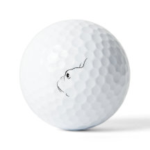 Bola de Bulldog francés Silhouette Golf Ball (Conj