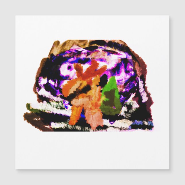 Bola de cristal con nieve (Anverso)