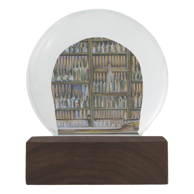 Bola De Cristal Con Nieve Caliente, pero no en movimiento (Anverso)