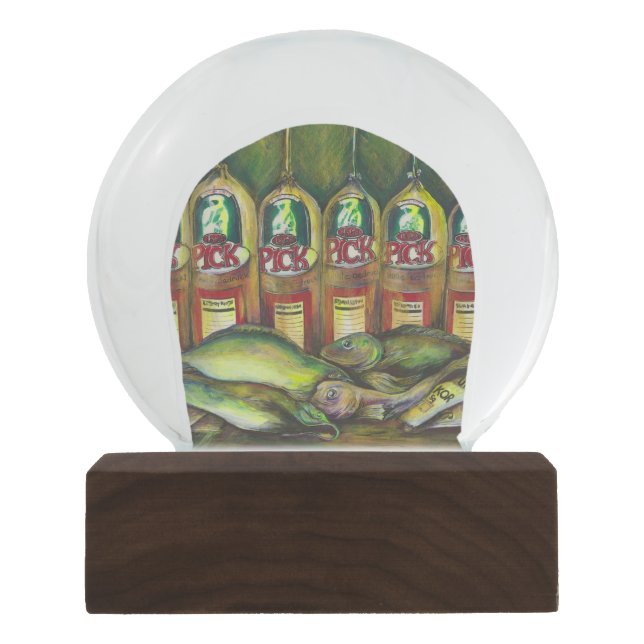 Bola De Cristal Con Nieve Carne de dulces (Anverso)