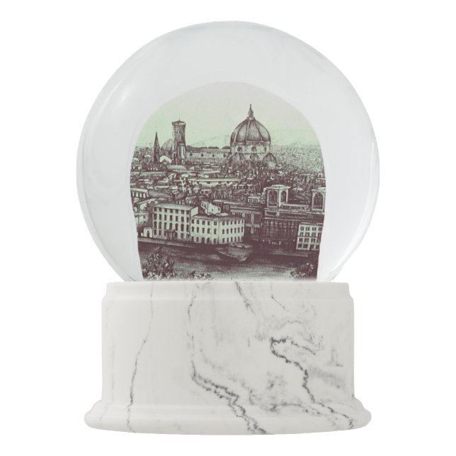 Bola De Cristal Con Nieve Firenze (Anverso)