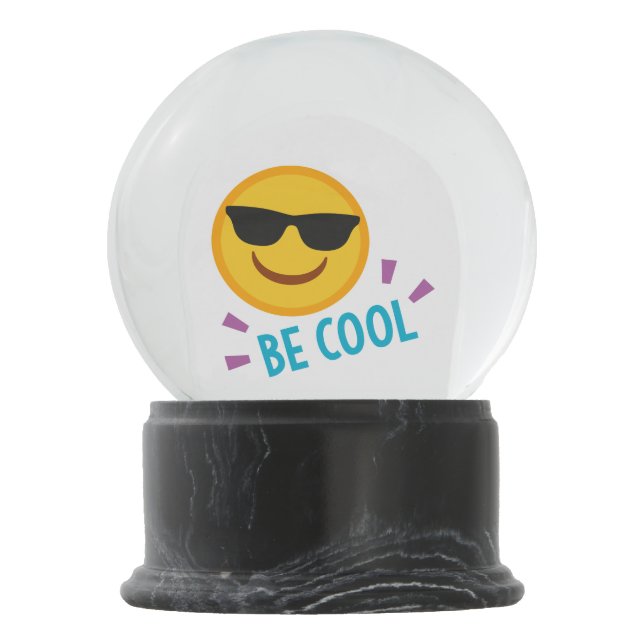 Bola De Cristal Con Nieve La emoji sea fresca (Reverso)