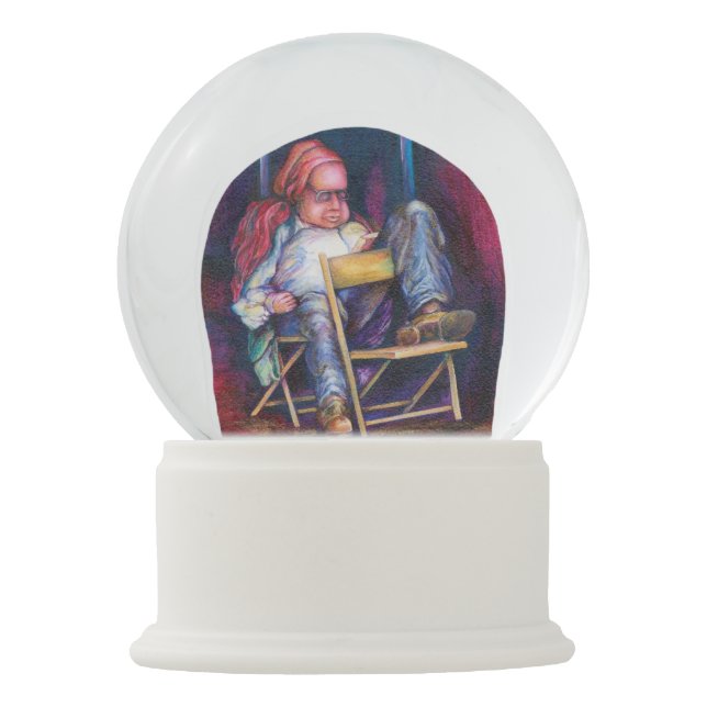 Bola De Cristal Con Nieve Norman prefiere empatar en su sueño (Reverso)