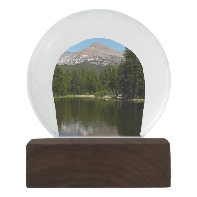 Bola De Cristal Con Nieve Reflejo del lago Yosemite (Anverso)
