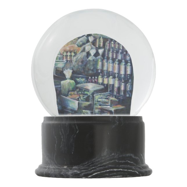 Bola De Cristal Con Nieve Trasladó el objetivo, Singapur (Reverso)