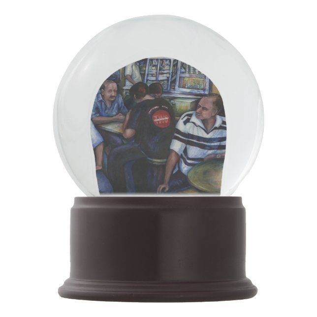 Bola De Cristal Con Nieve Y... se casó con el Mailman (Anverso)