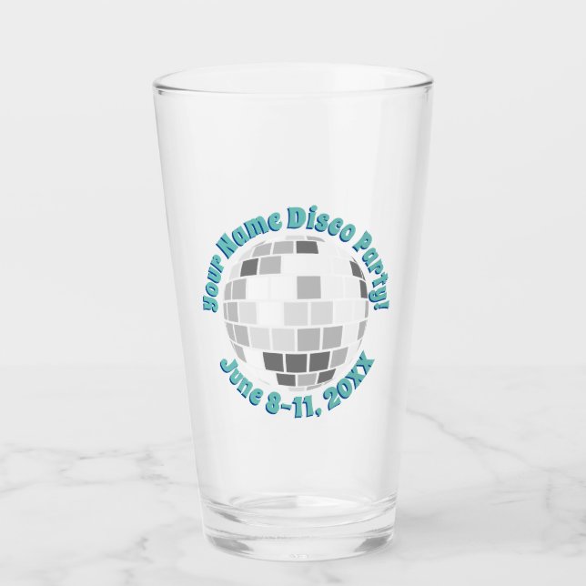 Bola de Disco Retro PERSONALIZADA (Anverso)