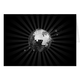 Bola de discoteca del espejo en negro