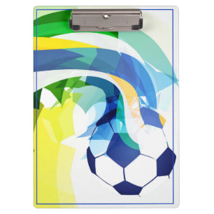 Bola de fútbol del portapapeles