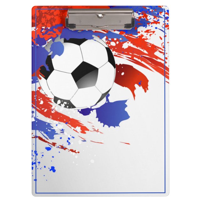 Bola de fútbol del portapapeles (Anverso)