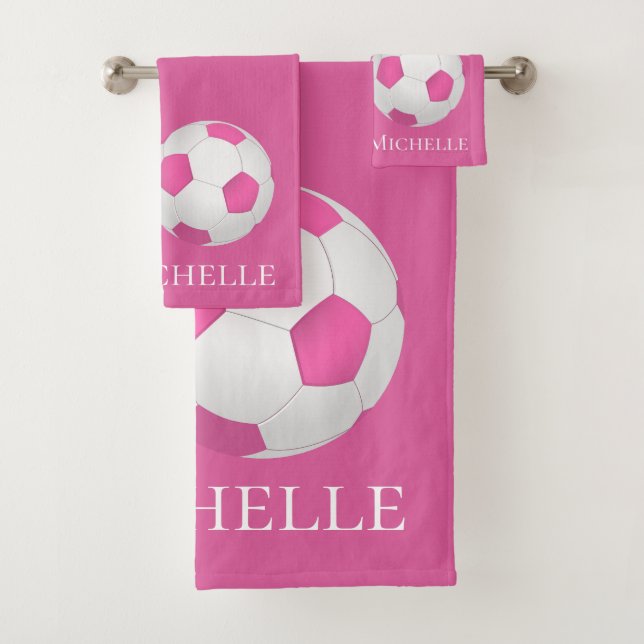 bola de fútbol rosa - agregar nombre (In situ)