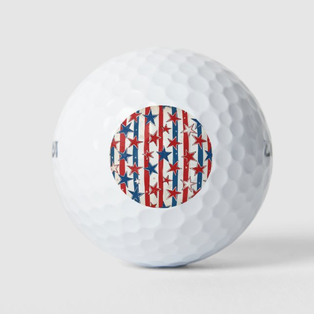bola de golf Captain America (Anverso)