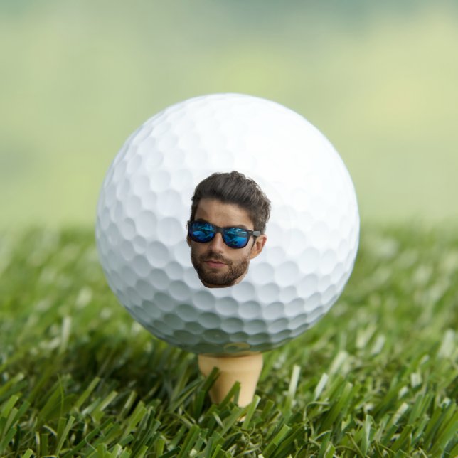Bola de golf con cara, imagen Personalizado, golf  (Camiseta in situ)