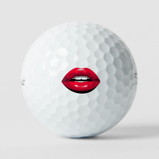 Bola de Golf con labios (Anverso)