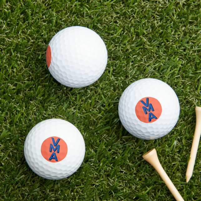 bola de golf con logotipo (Césped in situ)