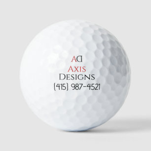 Bola de golf de Arquitecto Branding Blueprint