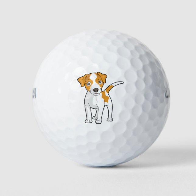 bola de golf de jack russell (Anverso)
