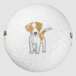 bola de golf de jack russell