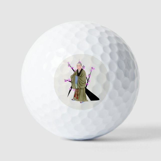 Bola de golf de Monk Budista (Anverso)