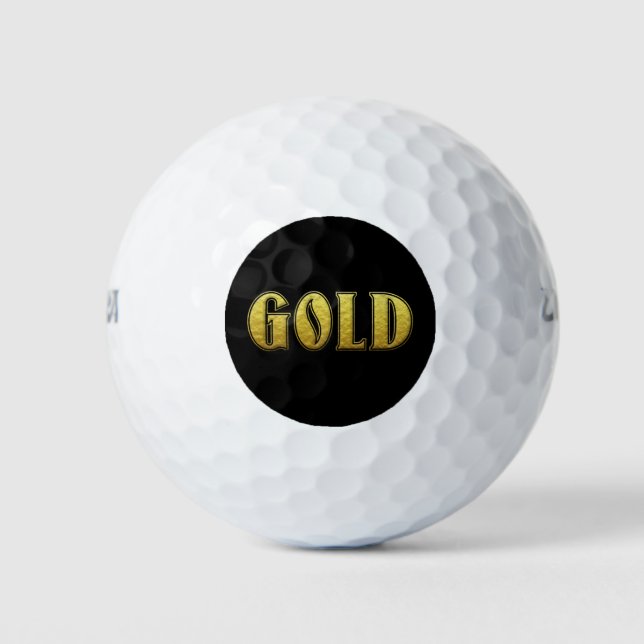 Bola de golf de oro (Anverso)