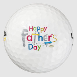 bola de golf del día del padre feliz