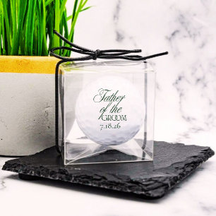 Bola de Golf del Padre del Novio   Verde Oscuro