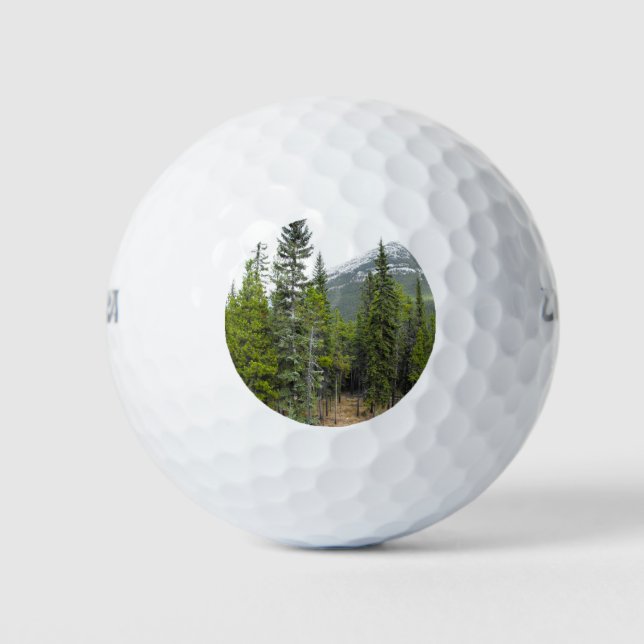 Bola de golf Forest and Mountain Scene (Anverso)