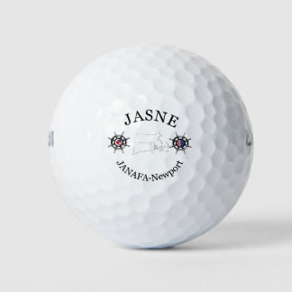Bola de golf - Logo de la ronda JASNE-JANAFA