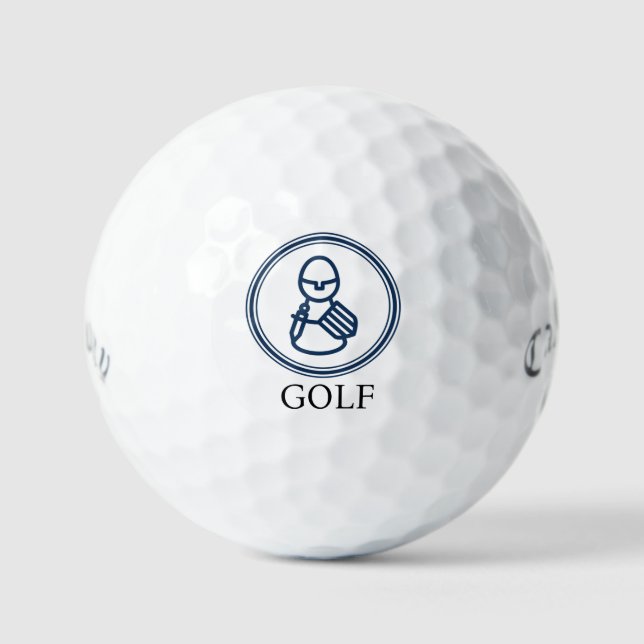 bola de golf masculino (Anverso)