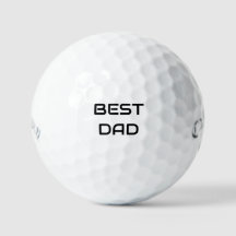 Bola de golf "Mejor Papá Nunca"
