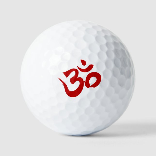 Bola de golf Om Symbol (Anverso)