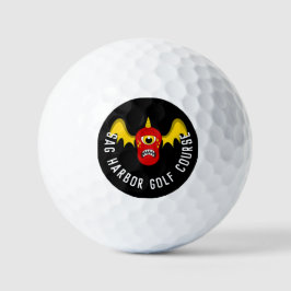 Bola de golf personalizada Red Flying Bat Hollowee