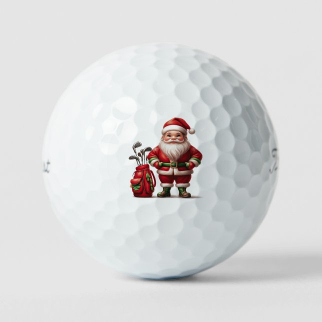 Bola de golf Santa Swingin (Anverso)