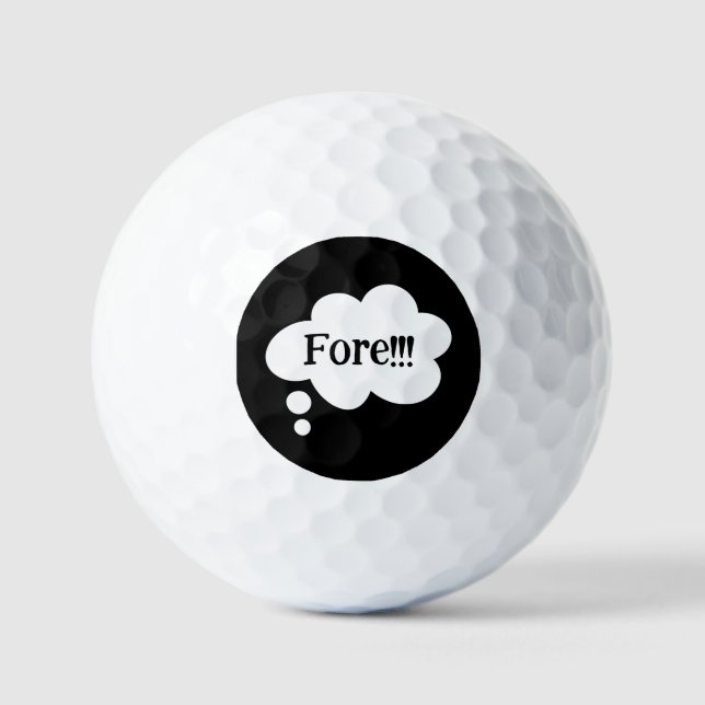 Bola de golf Speak Box (Anverso)