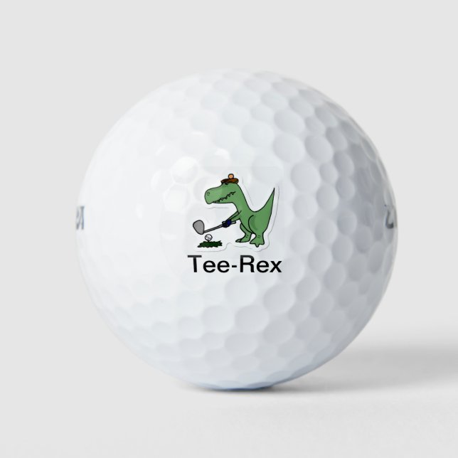 Bola de golf Tee-Rex (Anverso)