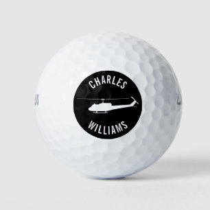Bola de golf UH-1 Huey con nombre personalizado