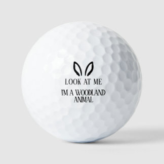 Bola de golf "Woodland Animal" Golfer Gift Funny