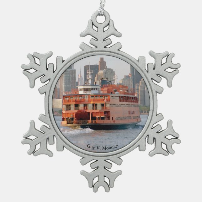 Bola de Guy V. Molinari o adorno de copo de nieve (Anverso)