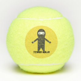 Bola de juego divertida de Ninja del tenis